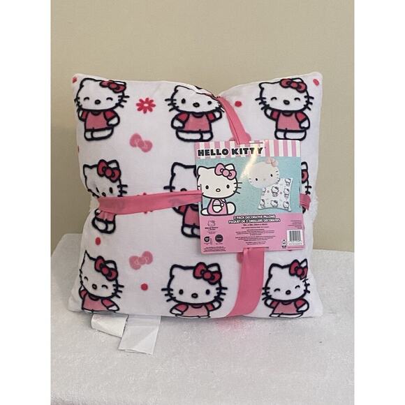 Hello Kitty Super Soft Decorative Pillows - 2/pk (NEW) - Picture 2 of 5